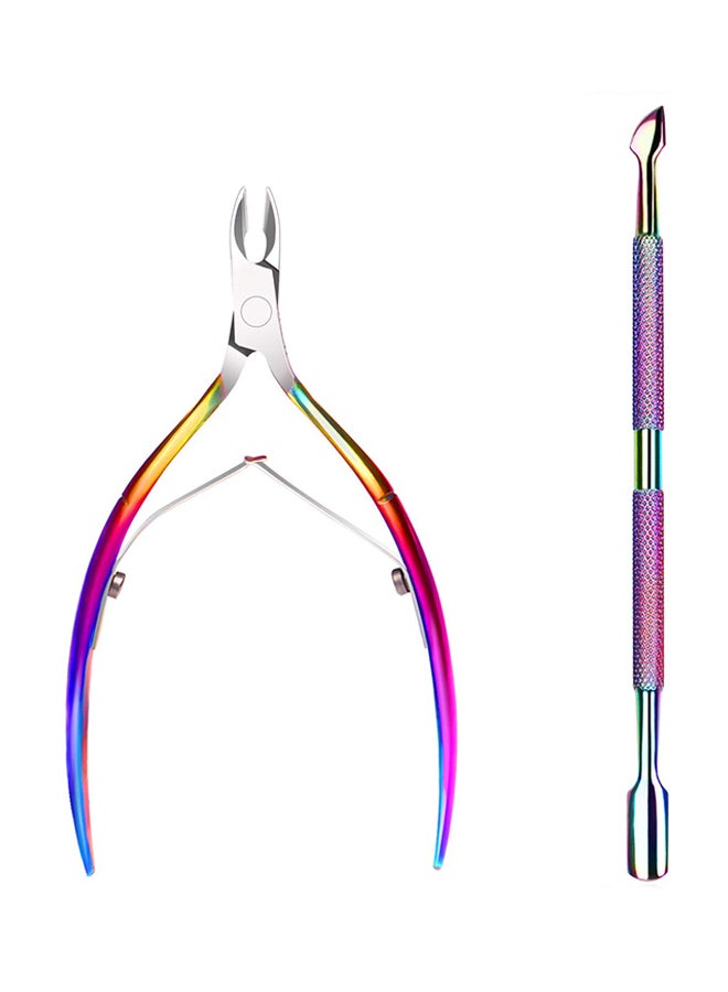 CYTHERIA Cuticle Trimmer With Pusher Multicolor - Image 1