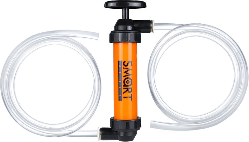 SMART JERRY Siphon Pump for Gasoline Fluid Transfer Pump Automotive RV Antifreeze Pump Kit Oil Transfer Pump Hand Pump Siphon Manual Fuel Transfer Pump Transmission Fluid Pump Lawn Mower Pump - Image 2