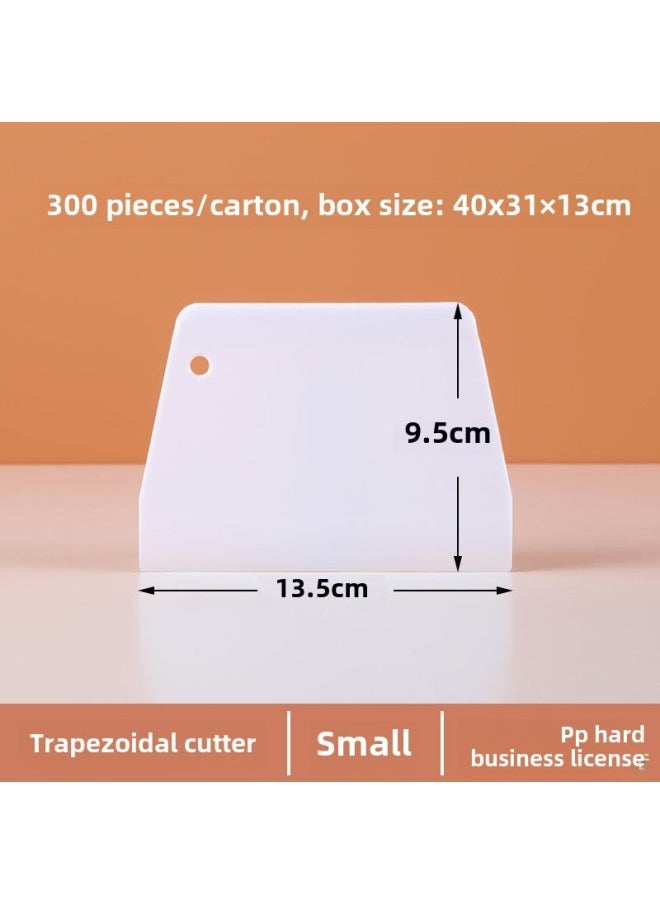 Generic 加厚切面刮板肠粉奶油刮刀梯形烘焙工具大中小号蛋糕塑料硬质抹刀-颜色:杂色  - Image 5