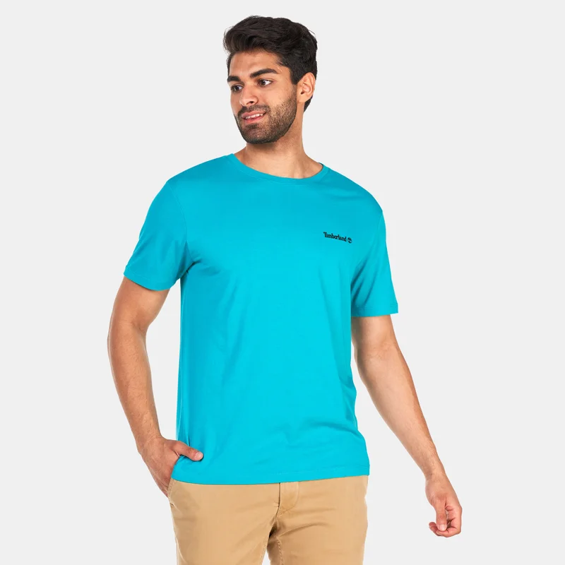Timberland Men's Small Logo Print Logo T-Shirt