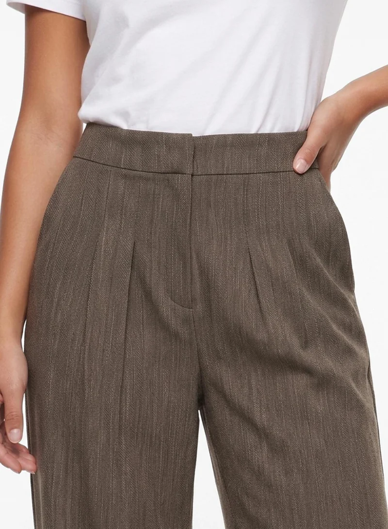 Vero Moda  Kylan High Waist Cuffed Pants for Women | Best Price UAE