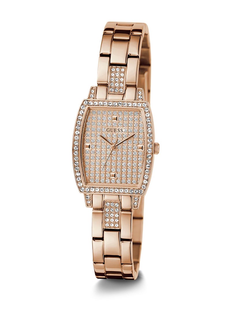 Women Rose Gold Tone Analog Stainless Steel Watch GW0611L3