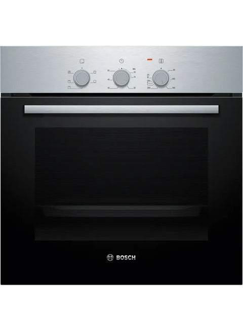 Series 2 Built-In Electric Oven 71 liter, 60cm, Stainless Steel, 4 Heating Functions, Hydrolytic Cleaning, Hot Air Fan, – HBF011BR0T HBF011BR0T Stainless steel