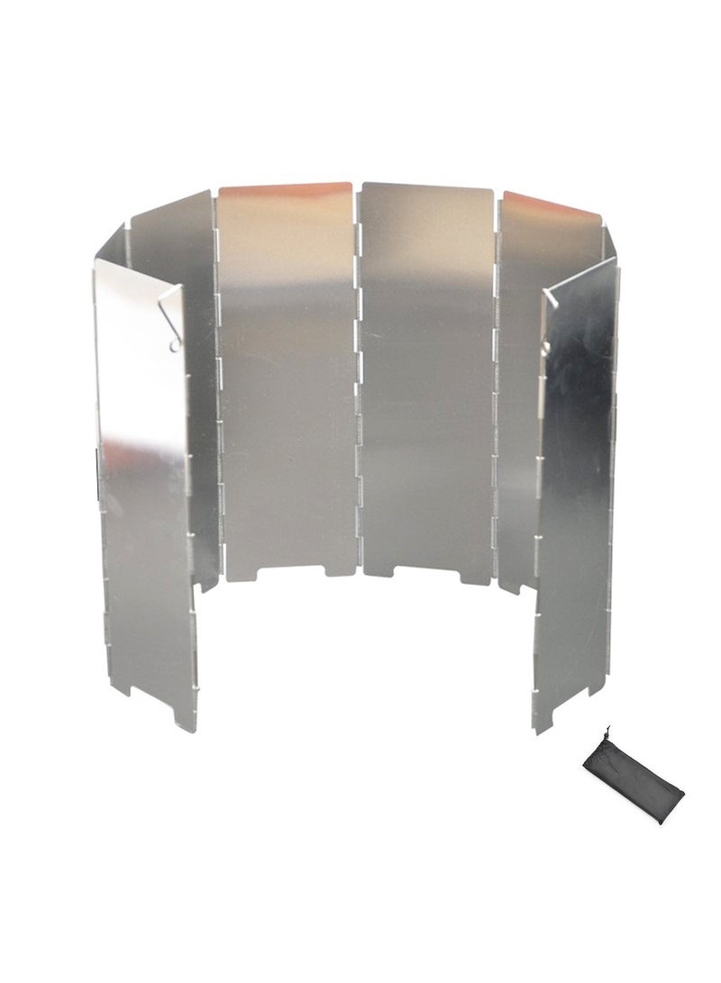 Wmlamz Camping and outdoor travel portable folding ultra-light folding windshield - Image 1