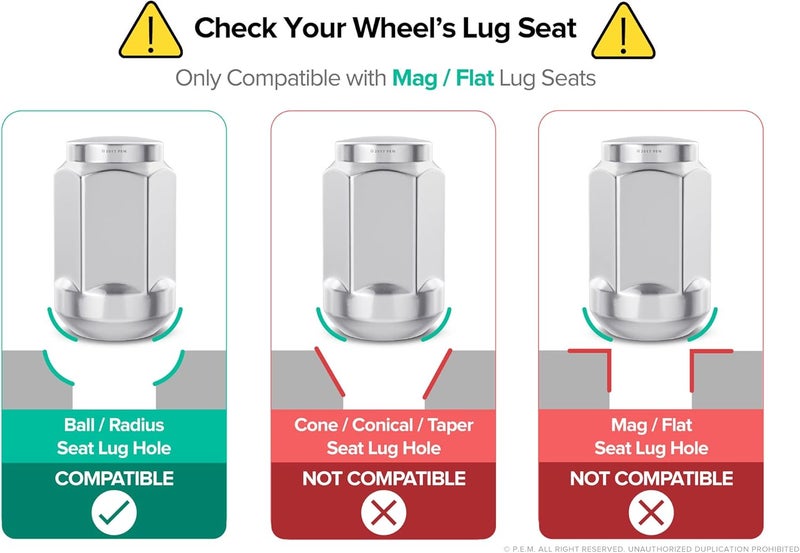 StanceMagic 20pc Silver/Chrome Bulge Lug Nuts - Image 4