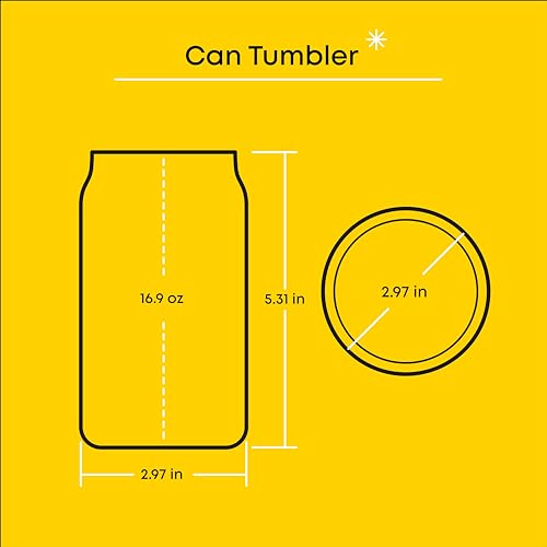 JoyJolt Star Wars Now Playing Collection Tumblers 169oz Classic Can Shape Glass Tumbler Set of 4 wGlass Straws - Image 3