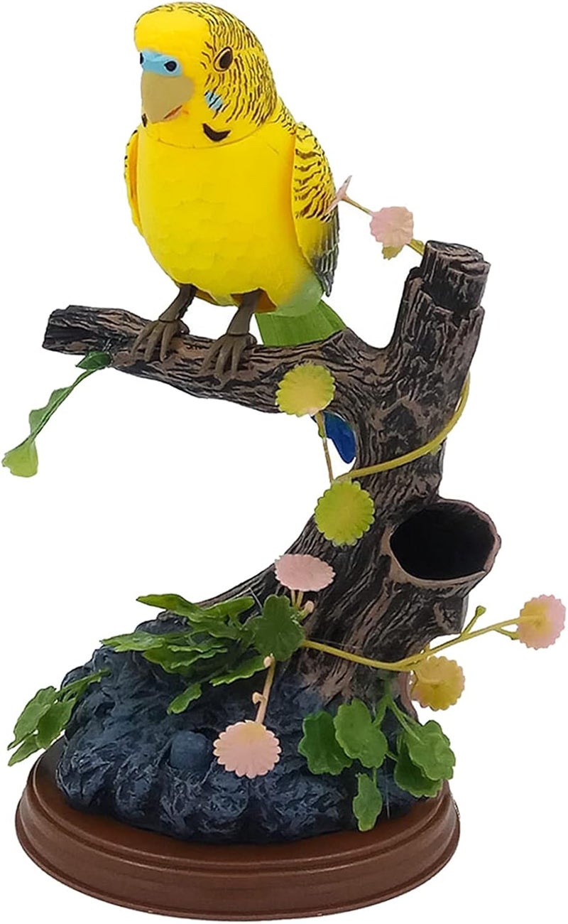 klarakoSinging Chirping Birds with Penholder,Battery Operated Realistic Bird Motion & Sound Great Office Desk and Room Accessory klarakoF - Image 3