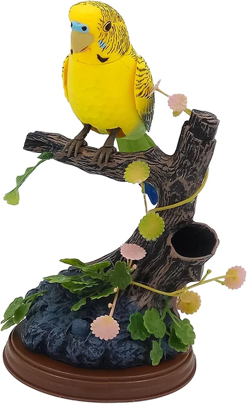 klarakoSinging Chirping Birds with Penholder,Battery Operated Realistic Bird Motion & Sound Great Office Desk and Room Accessory klarakoF - Image 4