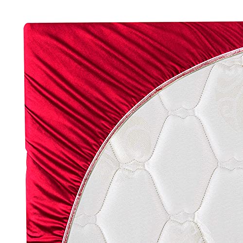 VYBBA 100% Waterproof Terry Cotton Ultra Soft Fitted Single Bed Mattress Protector,Breathable, Hypoallergenic Bed Cover, Mattresses Cover (75X48 inch | 6.3x4 feet_ Maroon) - Image 4