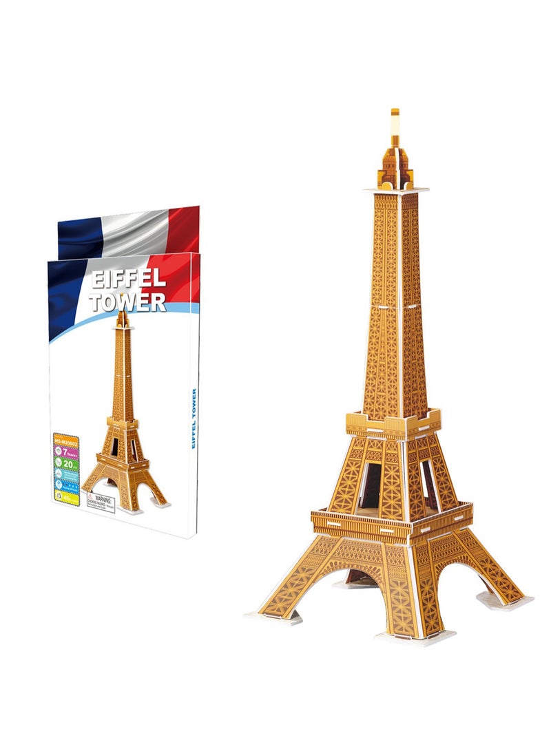 World Famous Building Puzzle Eiffel Tower Children's Toy - Image 1