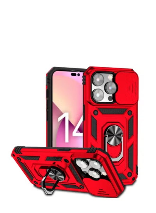 GULFLINK Back Cover Phone Protect Case For iPhone 14 Pro Red - Image 1