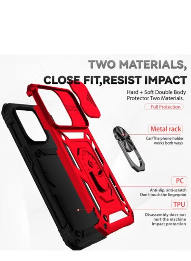GULFLINK Back Cover Phone Protect Case For iPhone 14 Pro Red - Image 2
