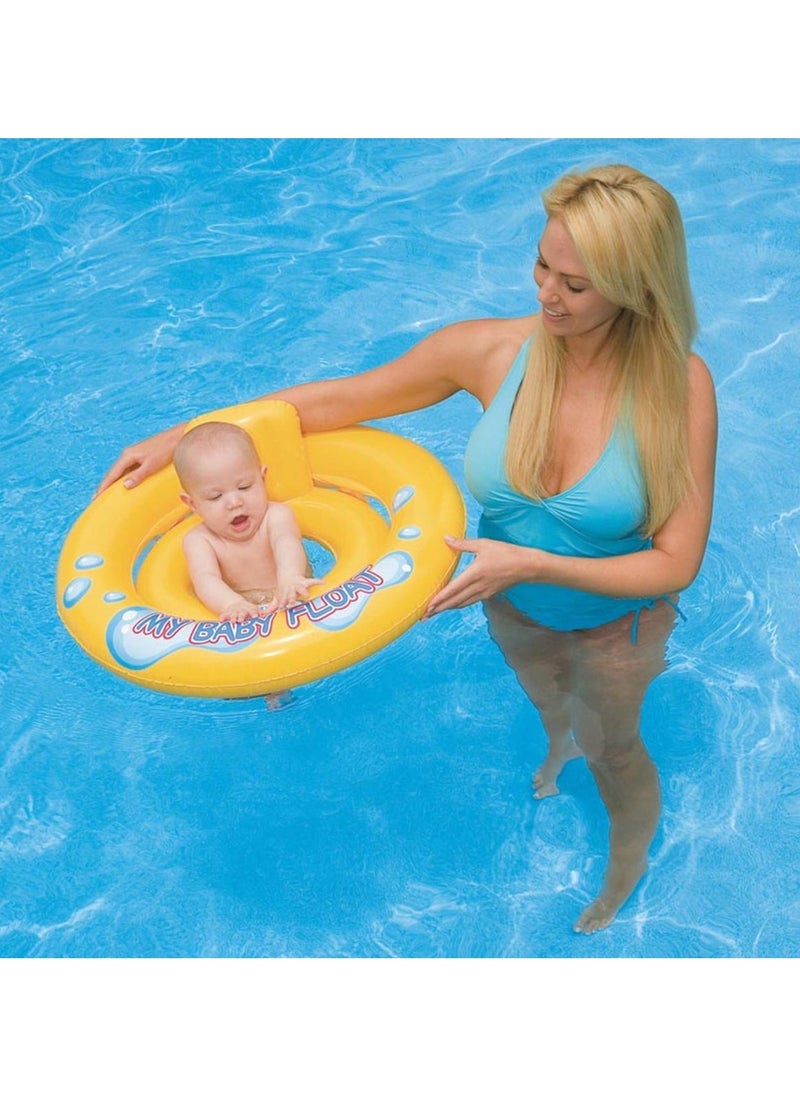 INTEX - 59574NP-My Baby Float Inflatable Swim Ring 67cm/26.5", Yellow - Image 1