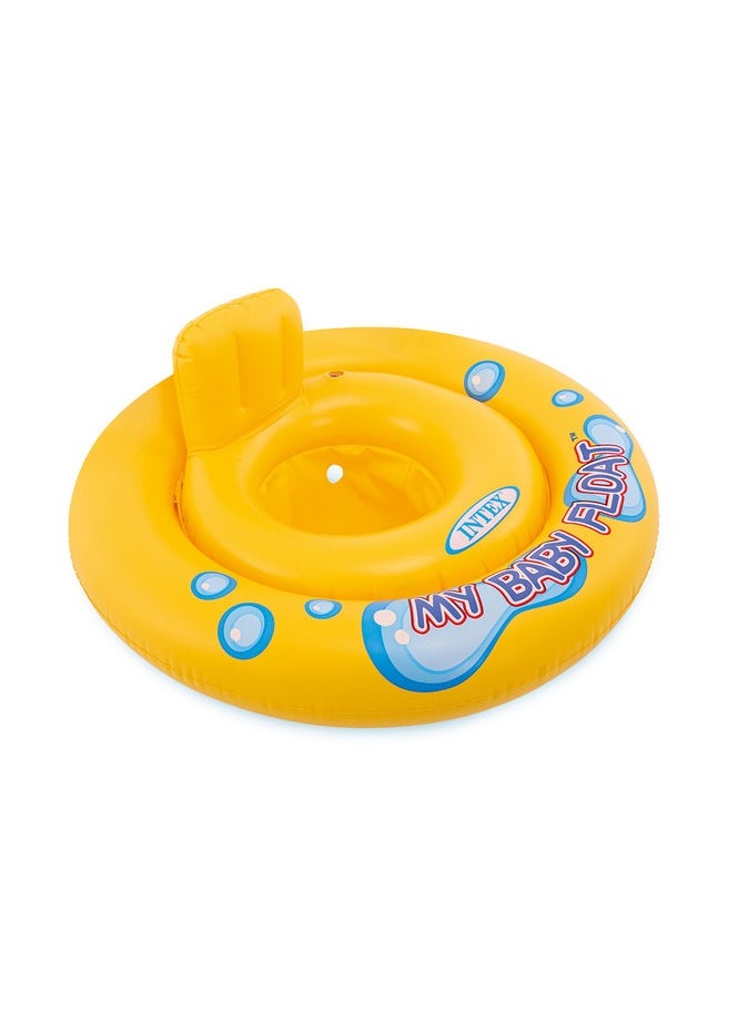 INTEX - 59574NP-My Baby Float Inflatable Swim Ring 67cm/26.5", Yellow - Image 1