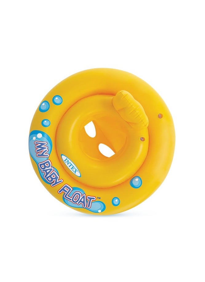 INTEX - 59574NP-My Baby Float Inflatable Swim Ring 67cm/26.5", Yellow - Image 1