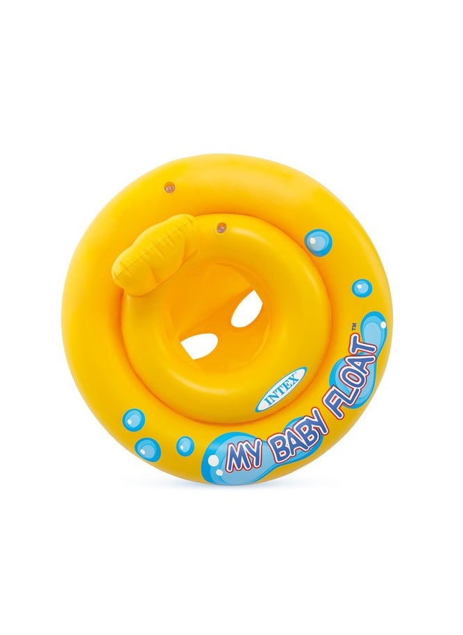 INTEX - 59574NP-My Baby Float Inflatable Swim Ring 67cm/26.5", Yellow - Image 1