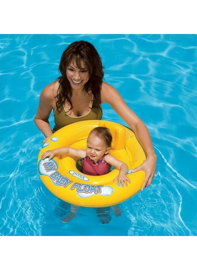 INTEX - 59574NP-My Baby Float Inflatable Swim Ring 67cm/26.5", Yellow - Image 1
