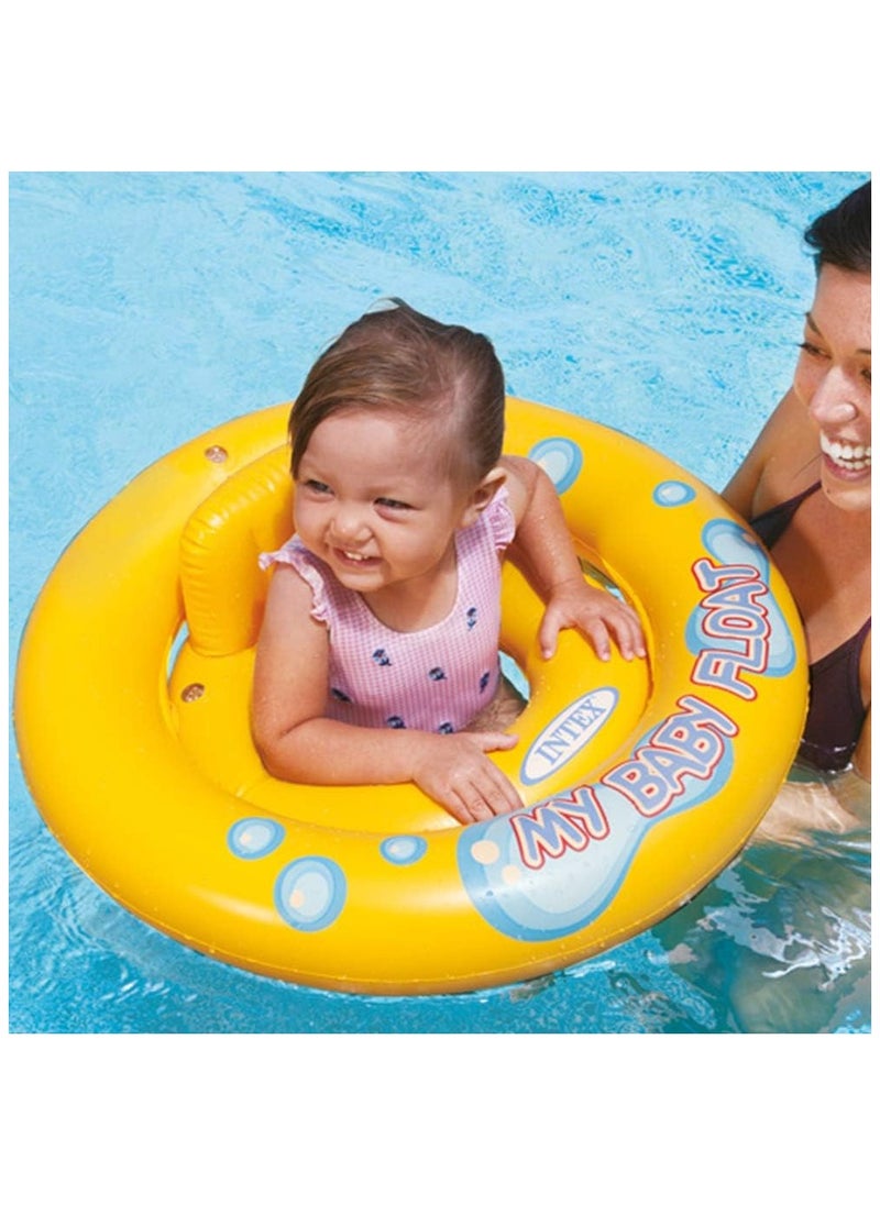 INTEX - 59574NP-My Baby Float Inflatable Swim Ring 67cm/26.5", Yellow - Image 1