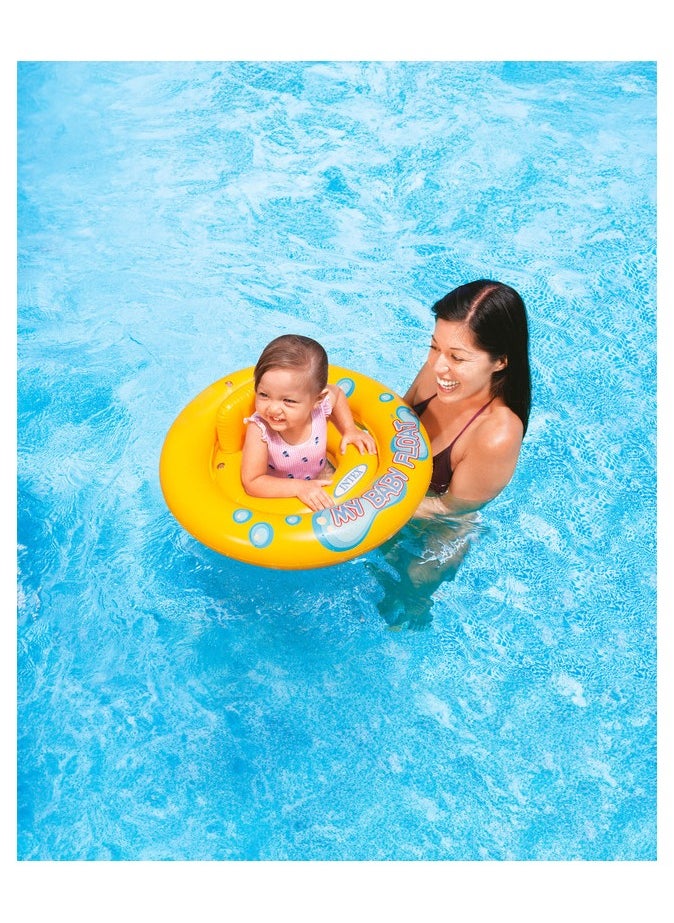 INTEX - 59574NP-My Baby Float Inflatable Swim Ring 67cm/26.5", Yellow - Image 1