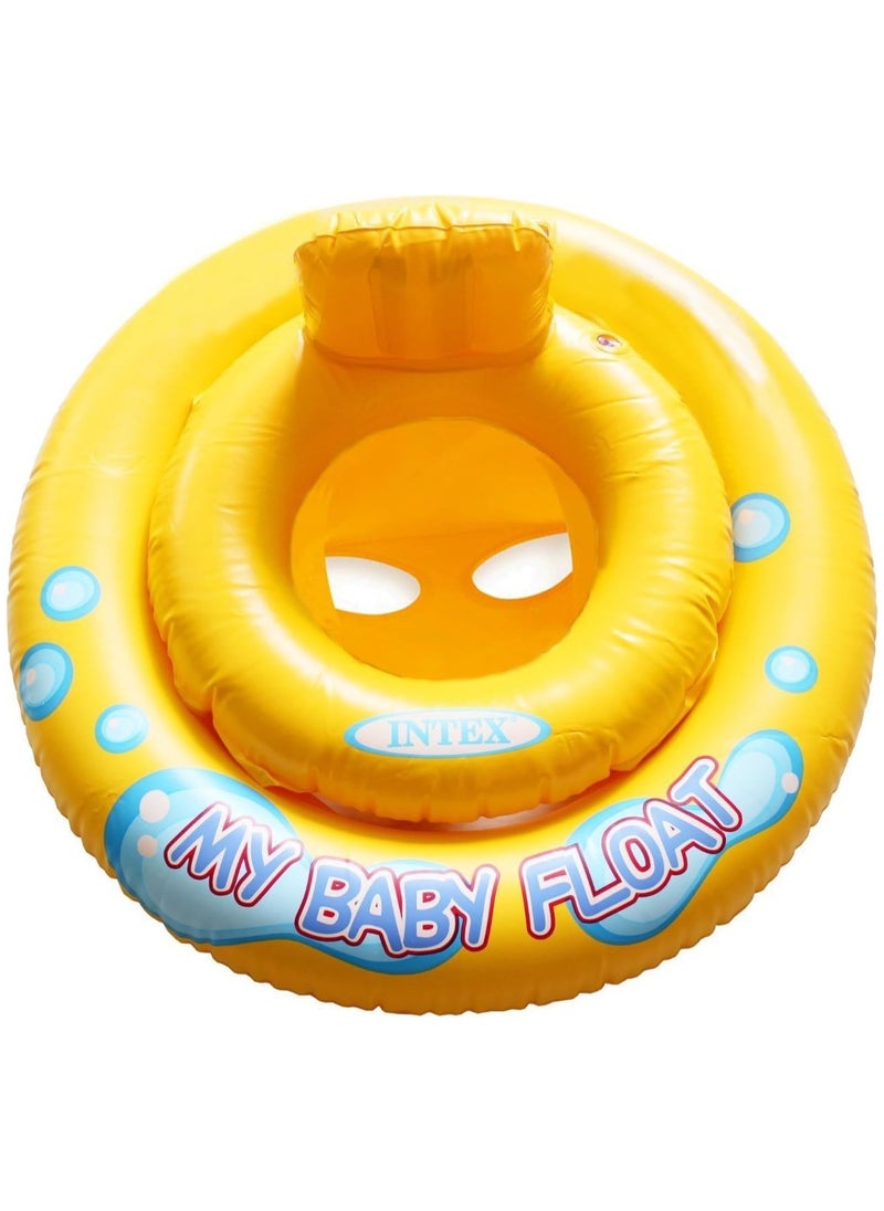 INTEX - 59574NP-My Baby Float Inflatable Swim Ring 67cm/26.5", Yellow - Image 1
