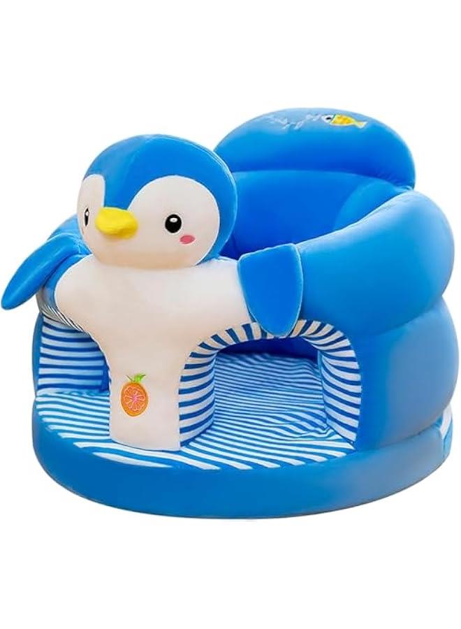 HOOKOR Durku Baby Support Seat Sofa Chair,Baby Sitting Support Pillow Baby Sofa Sitting Chair Cushion Baby Floor Support Seat Learning Sitting Chair Protector for Infants Toddler (Penguin) - Image 1