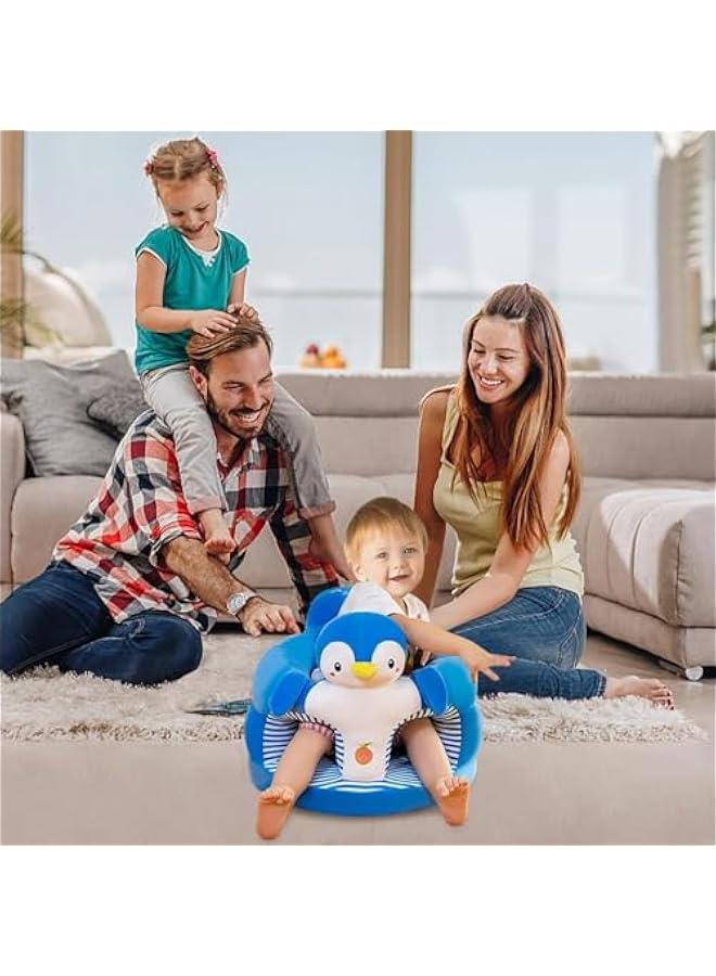 HOOKOR Durku Baby Support Seat Sofa Chair,Baby Sitting Support Pillow Baby Sofa Sitting Chair Cushion Baby Floor Support Seat Learning Sitting Chair Protector for Infants Toddler (Penguin) - Image 5