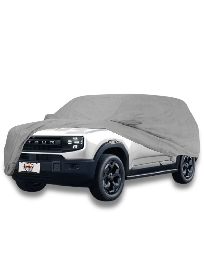 Zipporah All Weather Premium Lightweight 6-Layers Protective Car Cover 210T Compatible for 2024-2025 Jetour T1 with Left Driver Side Door Zipper, Security Lock and Mirror Pockets - Image 1