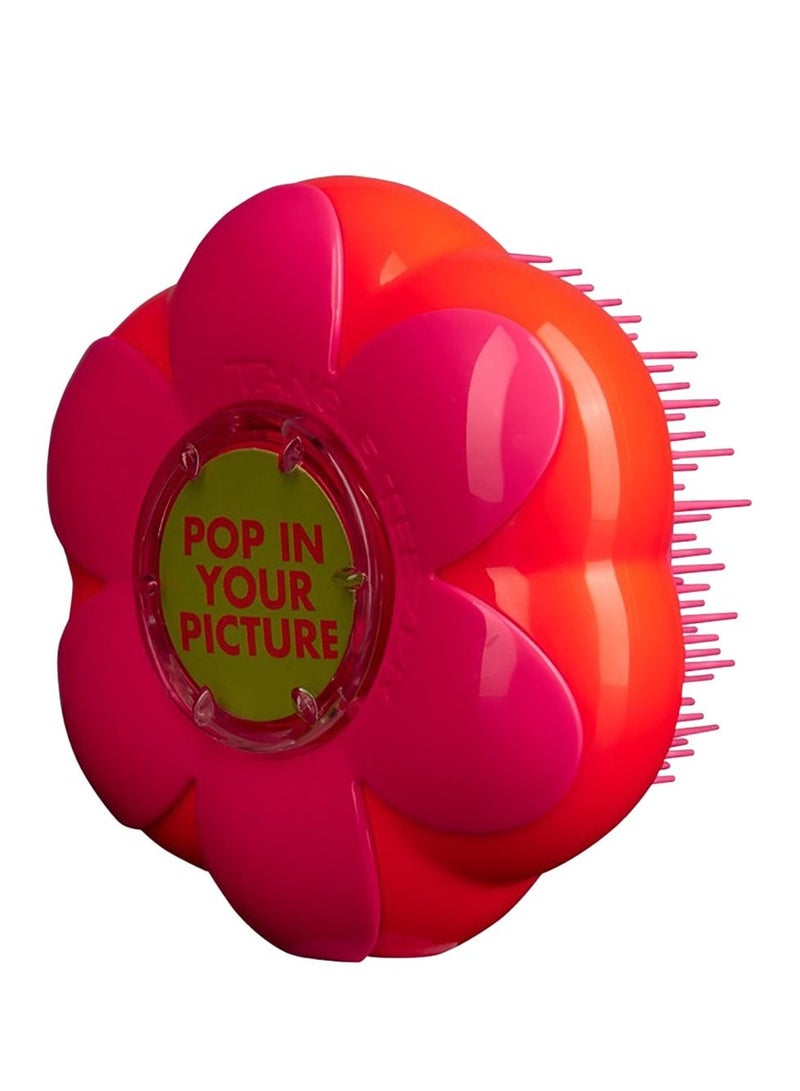 Tangle Teezer Flower Pot Orange Pink - Image 2