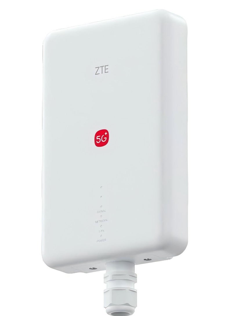 زد تي اي 5G Outdoor CPE MC889 Ultra SDX62 2.5G POE Router MC7510D white - Image 1