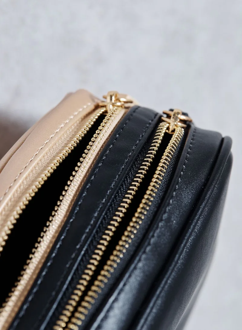 Ginger Zip Detail Crossbody