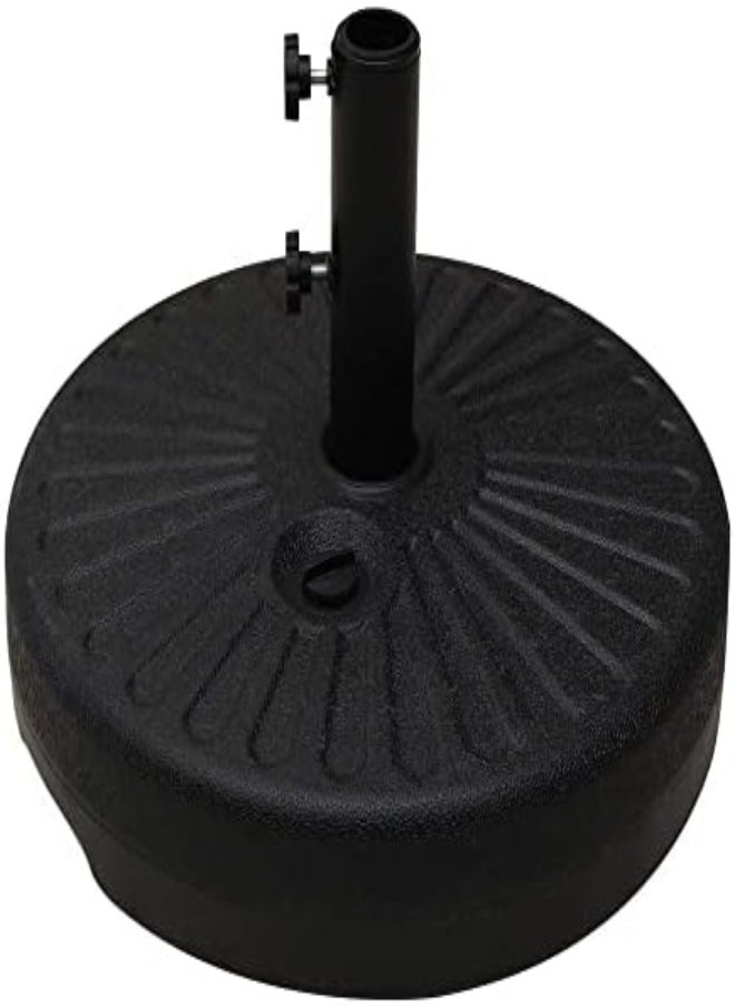 Yatai - Yatai Heavy Duty Round Parasol Plastic Base For Umbrella Patio Sunshade Umbrella Stand - Garden Umbrella Base Water Or Sand Filled - Outdoor Umbrella Holder Stand 22L - Image 1