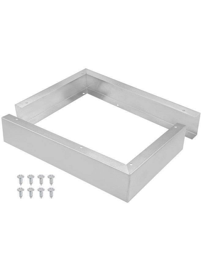 Bagean Microwave Filler Kit 2.95”W Stainless Steel Microwave Trim Kit Replaces Whirlpool 8171339 - Universal Microwave Trim Kit Fits Most Brands - Fills Over The Range Oven Cabinet Gap - 15.75”H x 10.75”D - Image 1