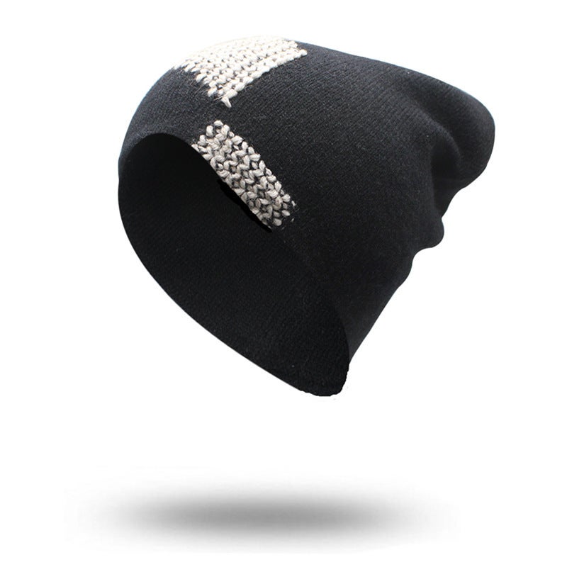 Beanie Large Head Winter Warm Knitted Postpartum Maternity Thermal Hat - Image 2