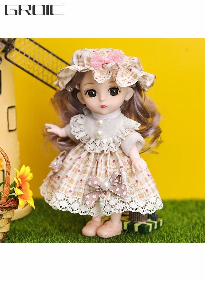 GROIC 16cm Doll, Cute Princess Skirt Doll, Children Accompanied Toys, Girl Princess Toys, Home Decoration, Doll Collections  - Image 1