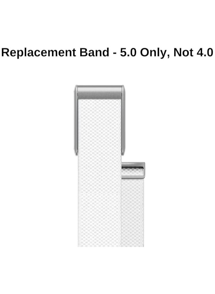 Ultra-soft Nylon Sport Replacement Band Compatible with WHOOP 5.0 Life Wearable Health, Fitness & Activity Tracker | Breathable, Durable & Secure Fit Strap and Adjustable Wristband Replacement Strap with U Shaped Connector Easy to Use and Perfect for Every Occasion | NOT for Gen 4