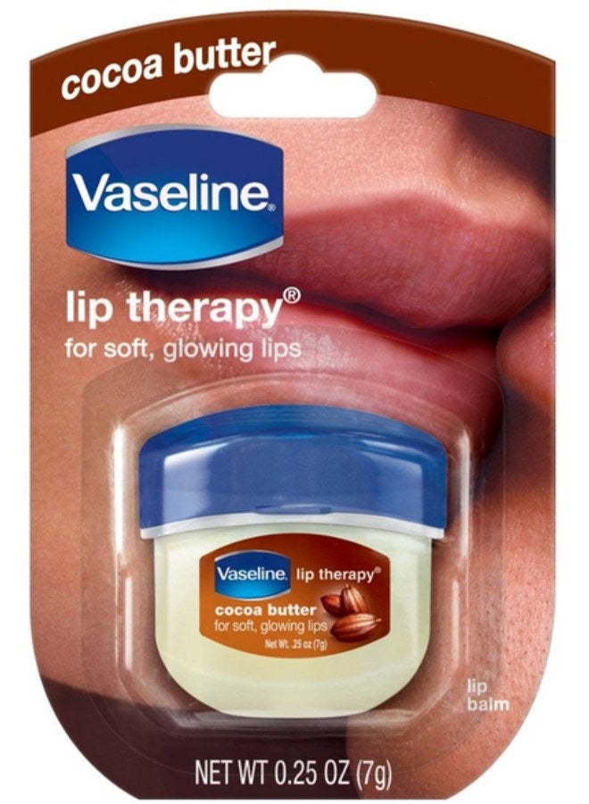 Vaseline Lip Therapy Cocoa Butter, .25 oz (Pack of 10) - Image 1