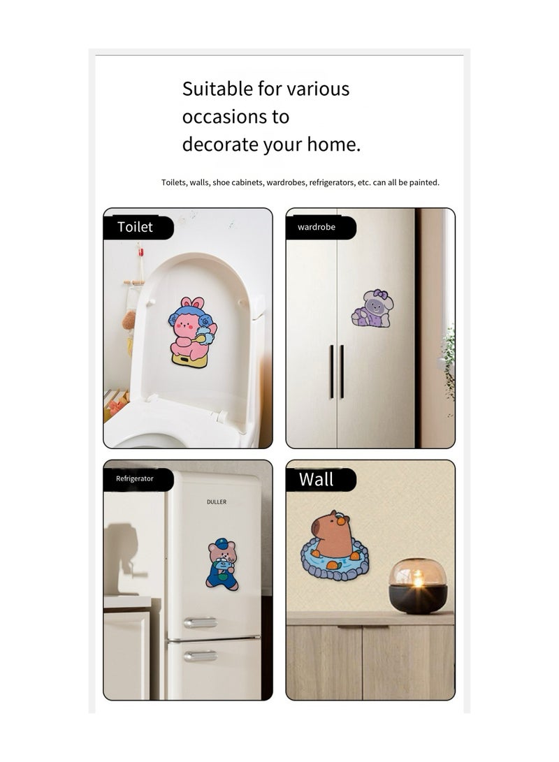 Generic Self-Adhesive Toilet Deodorizer Scented Stickers Little Crocodile [Osmanthus]  - Image 5