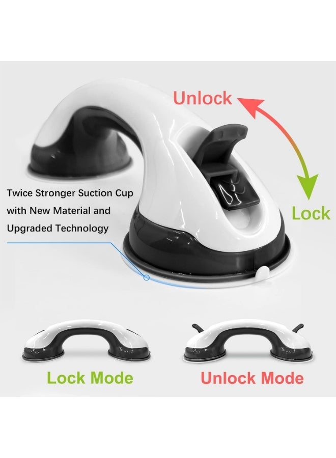 Bathroom Safety Grab Handles with Strong Suction Mount, Heavy-Duty Support Bars for Shower and Bathtub Use, Easy Installation Design for Enhanced Stability, Pack of 2 - Image 3