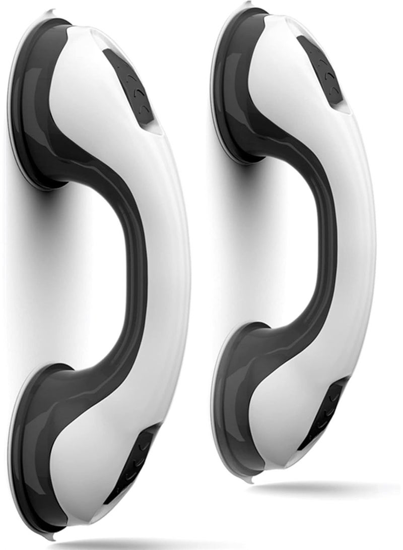Bathroom Safety Grab Handles with Strong Suction Mount, Heavy-Duty Support Bars for Shower and Bathtub Use, Easy Installation Design for Enhanced Stability, Pack of 2 - Image 1
