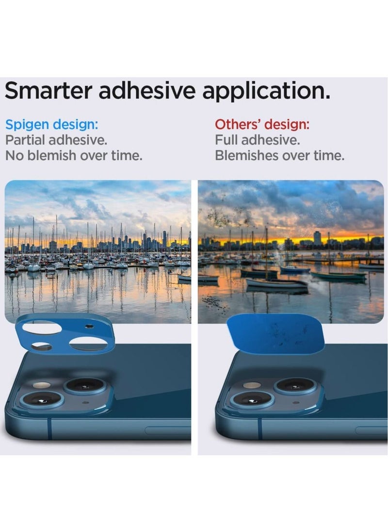 GLAStR Optik Camera Lens Screen Protector [2 Pack] for iPhone 13 (2021) and iPhone 13 Mini (2021) - Blue