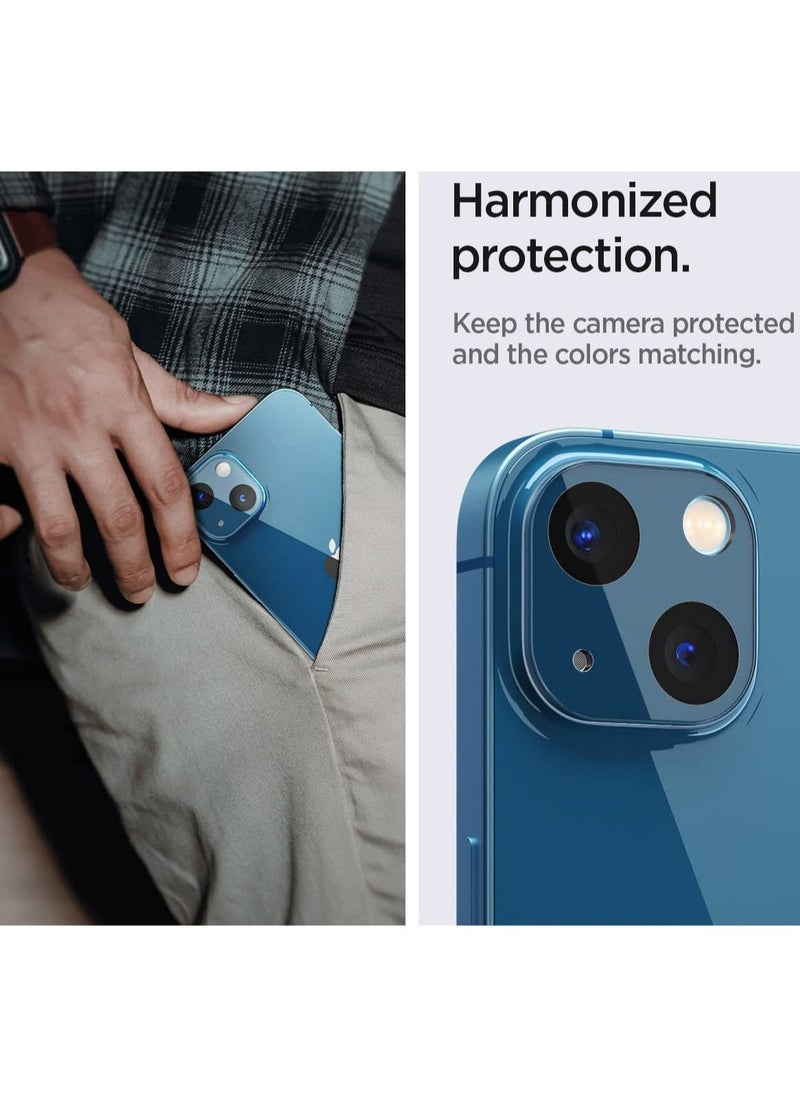 GLAStR Optik Camera Lens Screen Protector [2 Pack] for iPhone 13 (2021) and iPhone 13 Mini (2021) - Blue