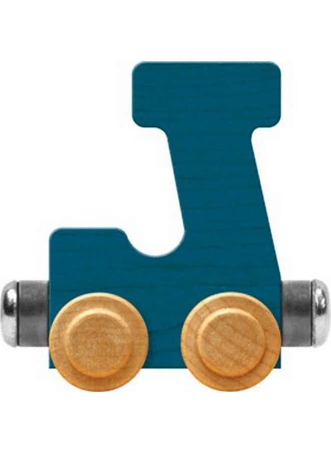 Maple Landmark - Nametrains Bright Letter Car J Made In Usa (Blue) - Image 1