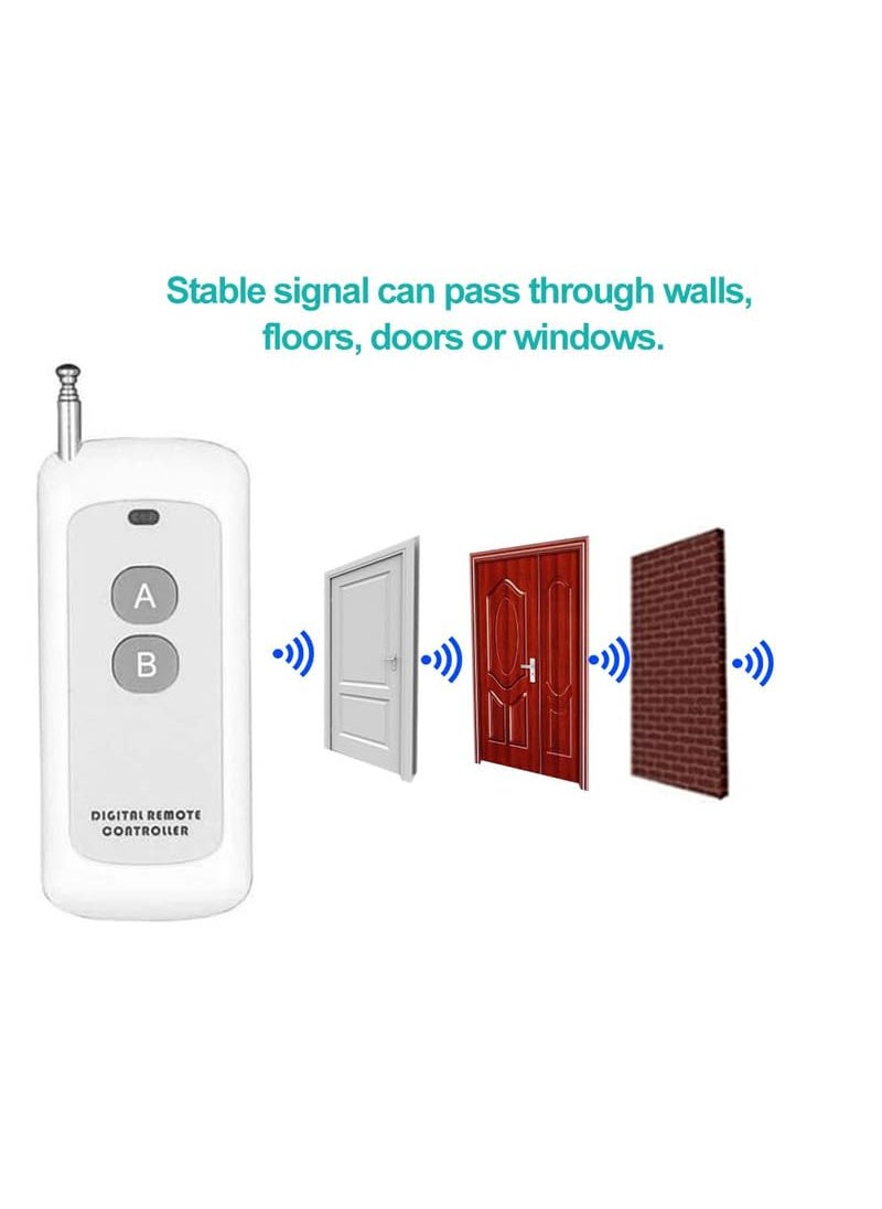 NAVKAR SYSTEMS NAVKAR SYSTEMS 50M Long Distance High Power 2 Button Wireless Remote Control 433 Mhz Portable Key Fob  - Image 5