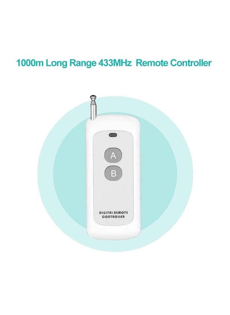 NAVKAR SYSTEMS NAVKAR SYSTEMS 50M Long Distance High Power 2 Button Wireless Remote Control 433 Mhz Portable Key Fob  - Image 4