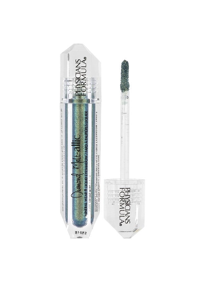 Physician's Formula Physicians Formula, Mineral Wear, Diamond Melt-allic Liquid Eyeshadow, 1711946 Golden Emerald, 0.09 fl oz (2.8 ml)  - Image 1