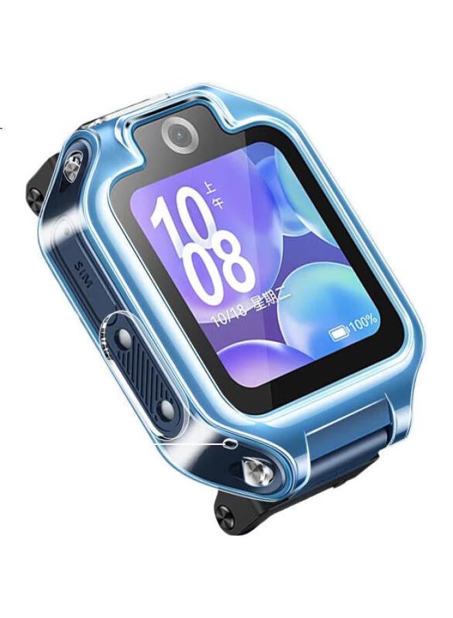 Freeson Protective Case For Huawei Children'S Watch 5X, Slim Shockproof Anti-Collision Cover, Full Protection Outer Shell For 5X Smart Watch, Transparent Accessory - Image 3
