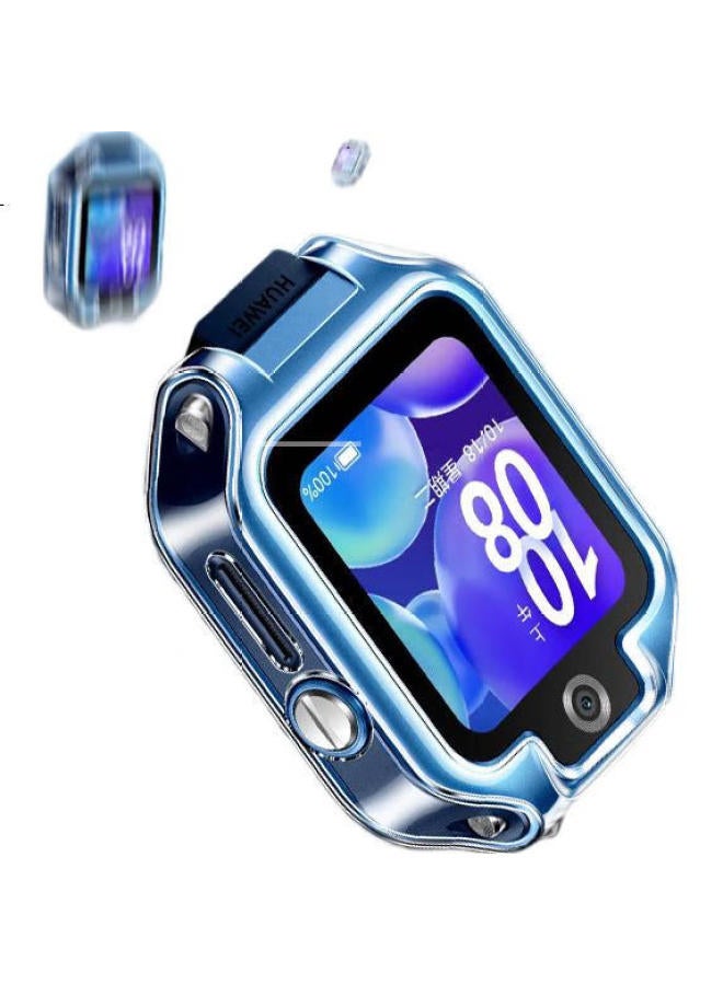 Freeson Protective Case For Huawei Children'S Watch 5X, Slim Shockproof Anti-Collision Cover, Full Protection Outer Shell For 5X Smart Watch, Transparent Accessory - Image 2