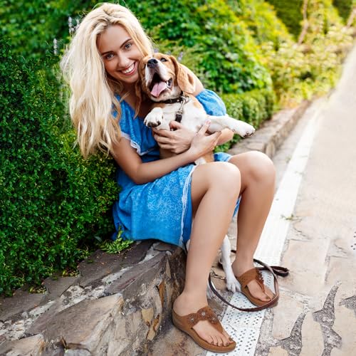 FUDYNMALC Sandals Women Wedge Shoes: Summer Dressy Flip Flops Comfortable Orthopedic Platform Footwear Casual Walking Wedges - Image 2