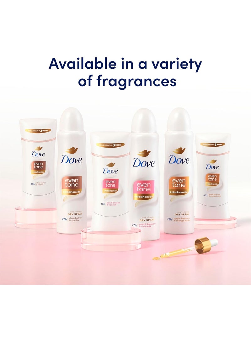 Dove Even Tone Antiperspirant Deodorant Stick Apple Blossom & Mango Butter For Uneven Skin Tone 74g - Image 2