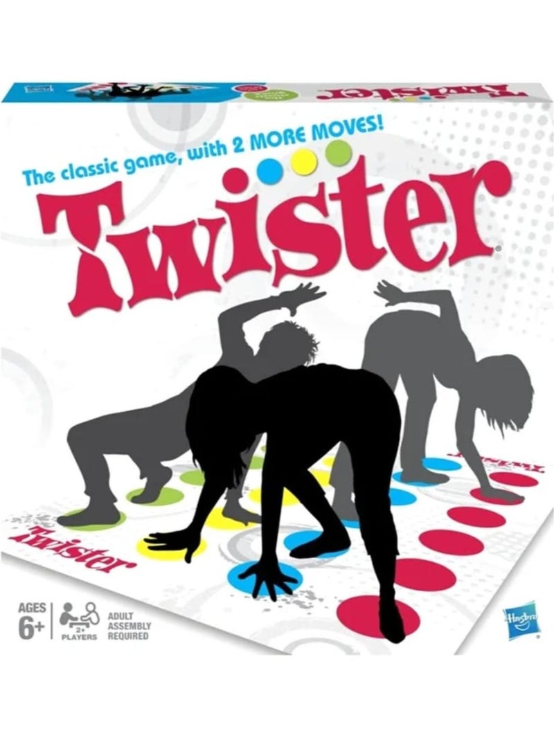 تويستر لعبة تويكي تويستر الكلاسيكية متعددة اللاعبين للحفلات للأطفال، مناسبة للأماكن الداخلية والخارجية - Image 1